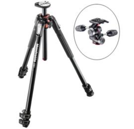 سه-پایه-عکاسی-Manfrotto-MT190XPRO3-with-MHXPRO-3W-3-Way-Pan-Tilt-Head-Kit
